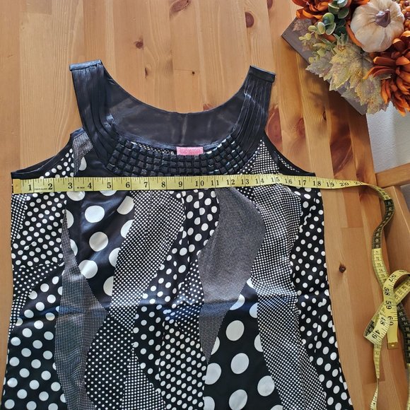 She's Cool - Vibe Slip Dress - Black/White - Picture 8 of 11